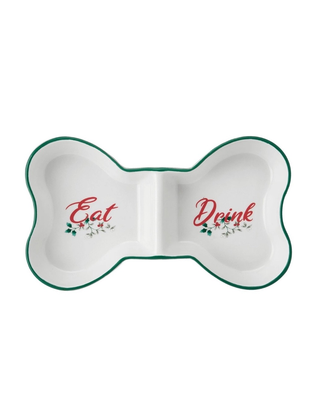 Pfaltzgraff Winterberry Divided Pet Bowl
